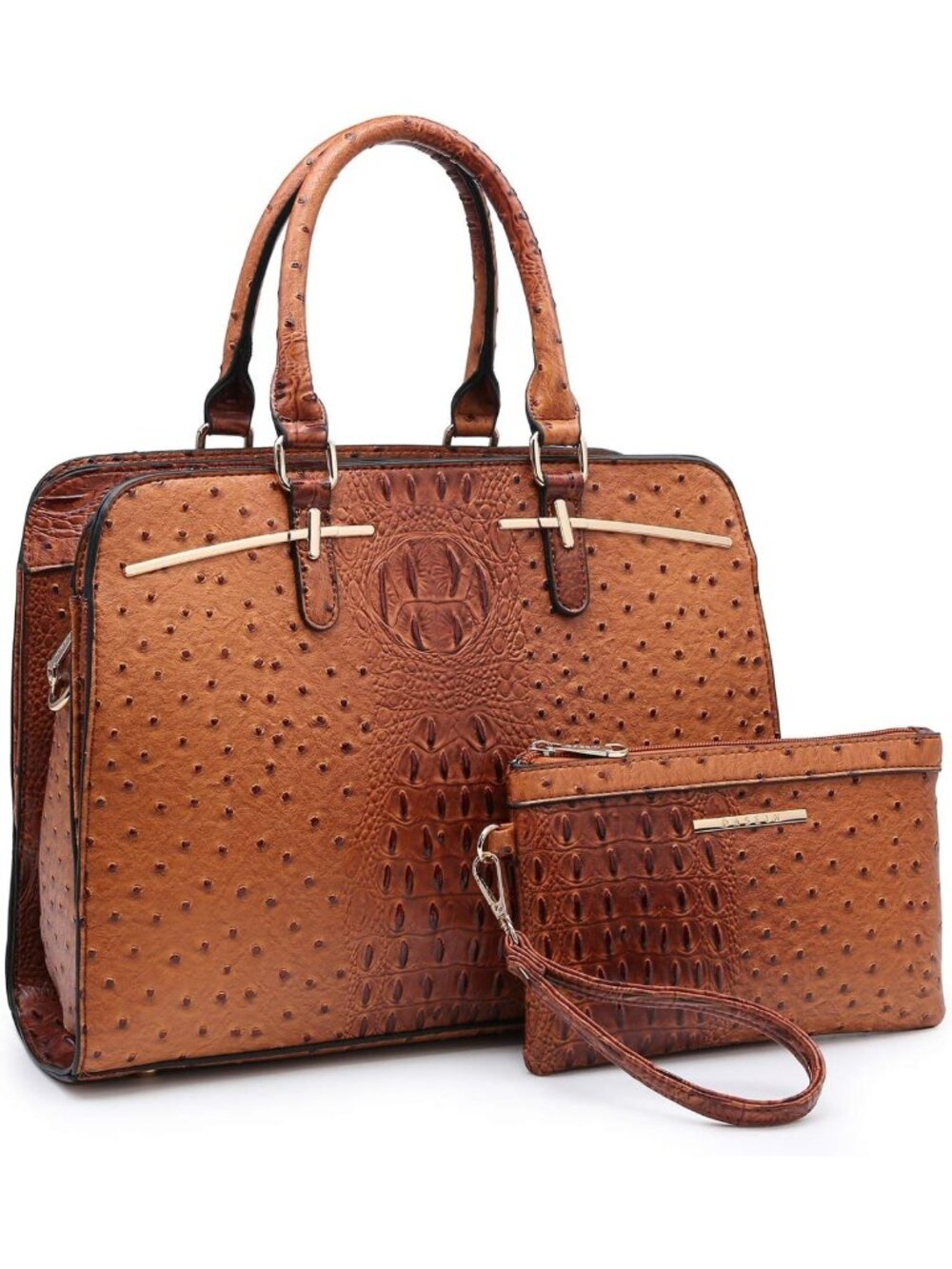 Stylish Women's Tote & Hobo Bag Set - 2pcs with 3 Compartments, Versatile Purse